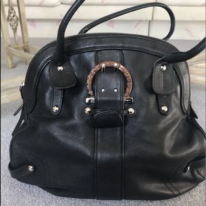 Black Ferragamo shoulder bag tote